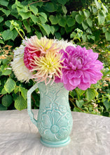 Load image into Gallery viewer, Pastel turquoise Kensington Ware Sunflower Jug
