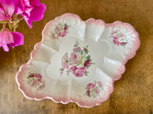 Load image into Gallery viewer, Pink and white rose dish by James Kent
