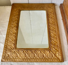 Load image into Gallery viewer, Decorative gilt framed mirror
