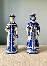 Load image into Gallery viewer, A rare pair of porcelain Russian vodka decanters by Kutskova Vodka
