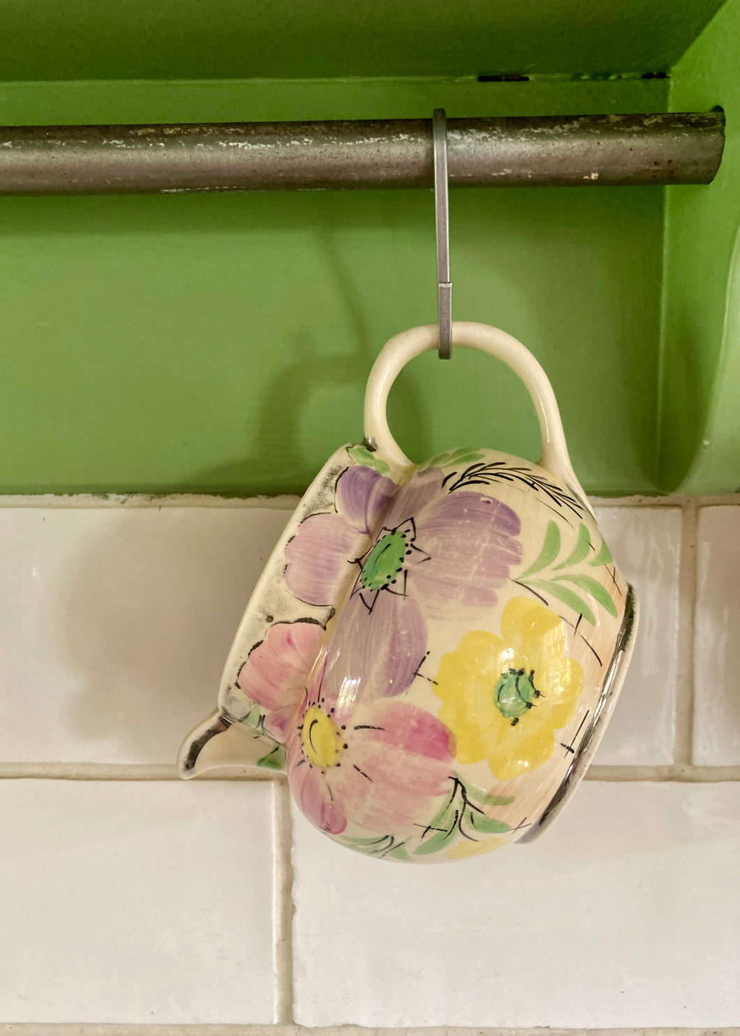 Arthur Wood hand painted floral jug