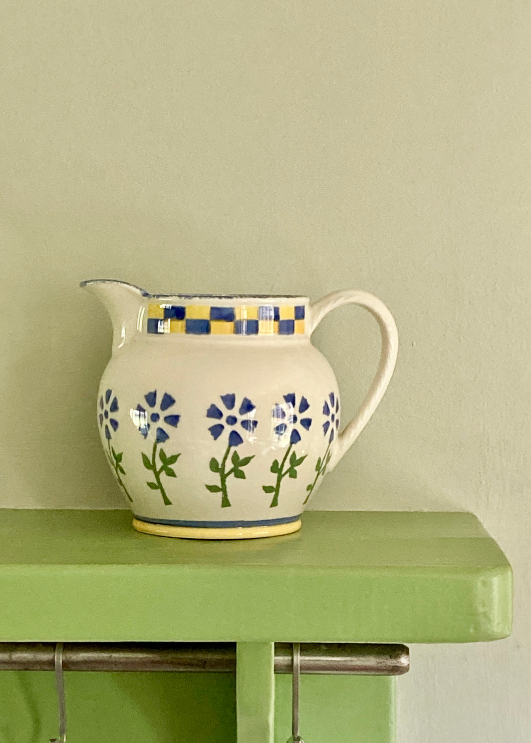 Vintage Laura Ashley 'Annabel' sponge ware jug