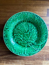 Load image into Gallery viewer, Antique green leafy side plates
