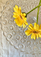 Load image into Gallery viewer, Pressed glass cake stand

