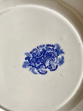 Load image into Gallery viewer, A set of 4 Burleigh Ware Willow pattern fruit or cheese plates
