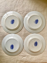 Load image into Gallery viewer, A set of 4 Burleigh Ware Willow pattern fruit or cheese plates
