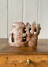 Load image into Gallery viewer, Vintage soapstone carving/bud vase
