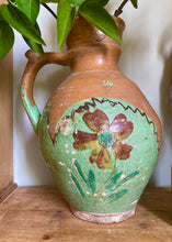 Load image into Gallery viewer, Hand decorated rustic jug
