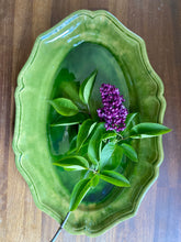 Load image into Gallery viewer, French Biot green glazed sharing platter
