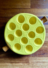 Load image into Gallery viewer, French sunshine yellow ovenproof escargot dish
