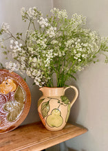 Load image into Gallery viewer, Large pale yellow hand painted jug
