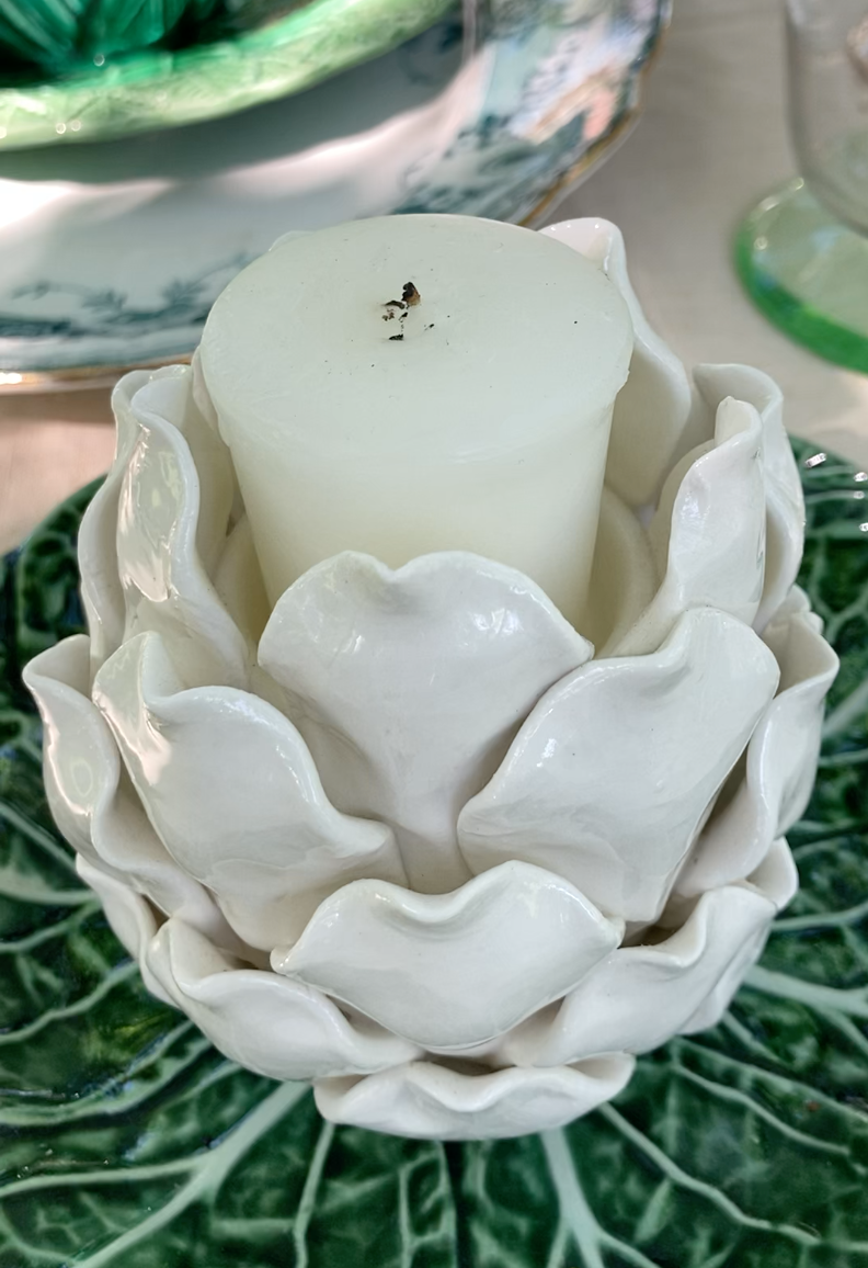 Gisela Graham artichoke tea light holder – The Vintage Pieces