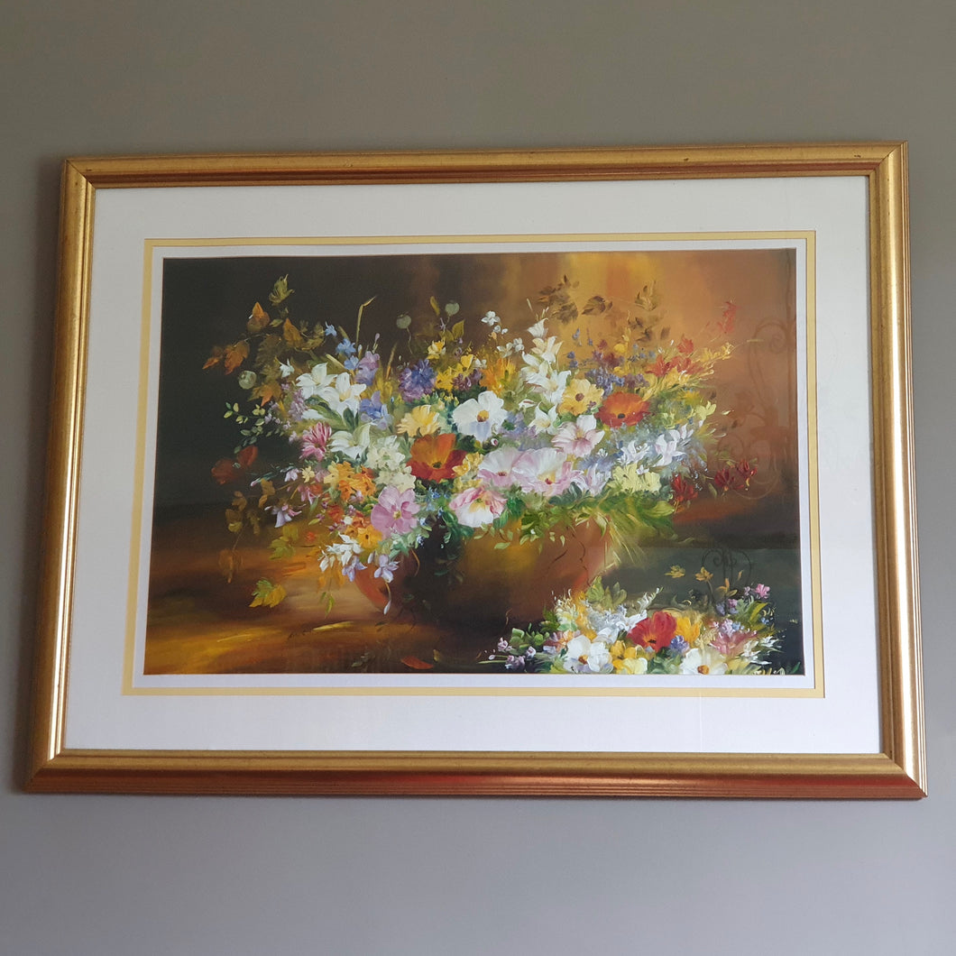 An original oil painting by Lillias Blackie - 'Summer Flowers'