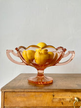 Load image into Gallery viewer, Blush glass pedestal bowl or tazza
