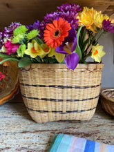 Load image into Gallery viewer, Vintage split bamboo and woven grass basket

