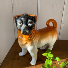 Load image into Gallery viewer, A standing decorative ceramic pug
