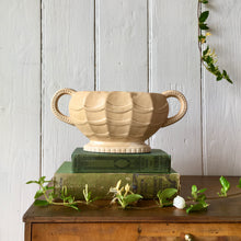 Load image into Gallery viewer, Blush ruched style mantle vase
