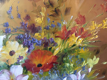 Load image into Gallery viewer, An original oil painting by Lillias Blackie - &#39;Summer Flowers&#39;
