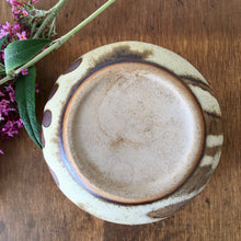 Load image into Gallery viewer, A hand-thrown stoneware studio pottery bowl with floral decoration
