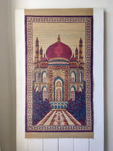 Load image into Gallery viewer, Split bamboo colour mat or wall hanging of Indian Palace
