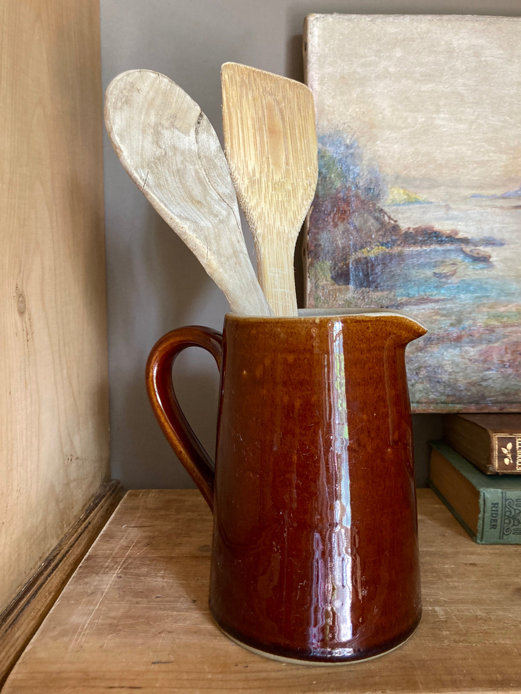 Denby ‘Bourne’ rich brown glazed medium sized jug