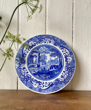 Load image into Gallery viewer, Spode Italian design blue and white cake or cheese plate
