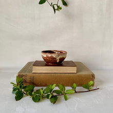 Load image into Gallery viewer, Small brown bowl with leaf decoration
