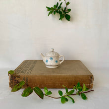 Load image into Gallery viewer, Belleek miniature snowflake and fir tree teapot
