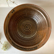 Load image into Gallery viewer, A large studio pottery stoneware bowl by Roger Stribley
