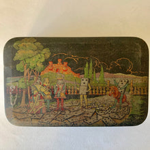 Load image into Gallery viewer, Rare Green’s of Brighton sweet tin depicting sports

