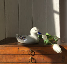 Load image into Gallery viewer, Mexican glazed, folk-art stoneware duck
