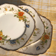 Load image into Gallery viewer, Royal Albert Crown China cake plate and set of 6 tea plates
