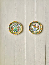 Load image into Gallery viewer, A pair of hand painted plates from Skyros, Greece
