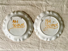 Load image into Gallery viewer, A pair of hand painted plates from Skyros, Greece
