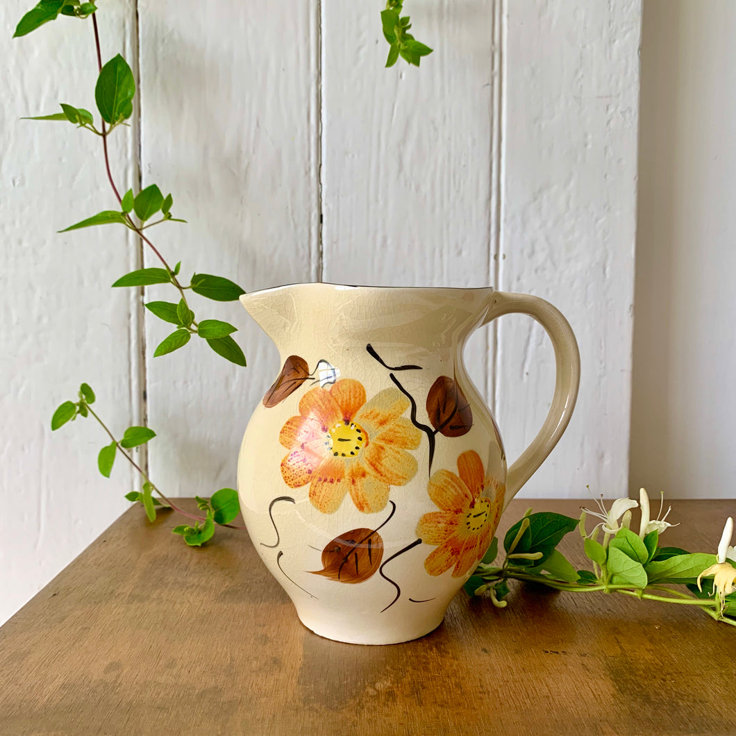 Yellow Arthur Wood floral jug
