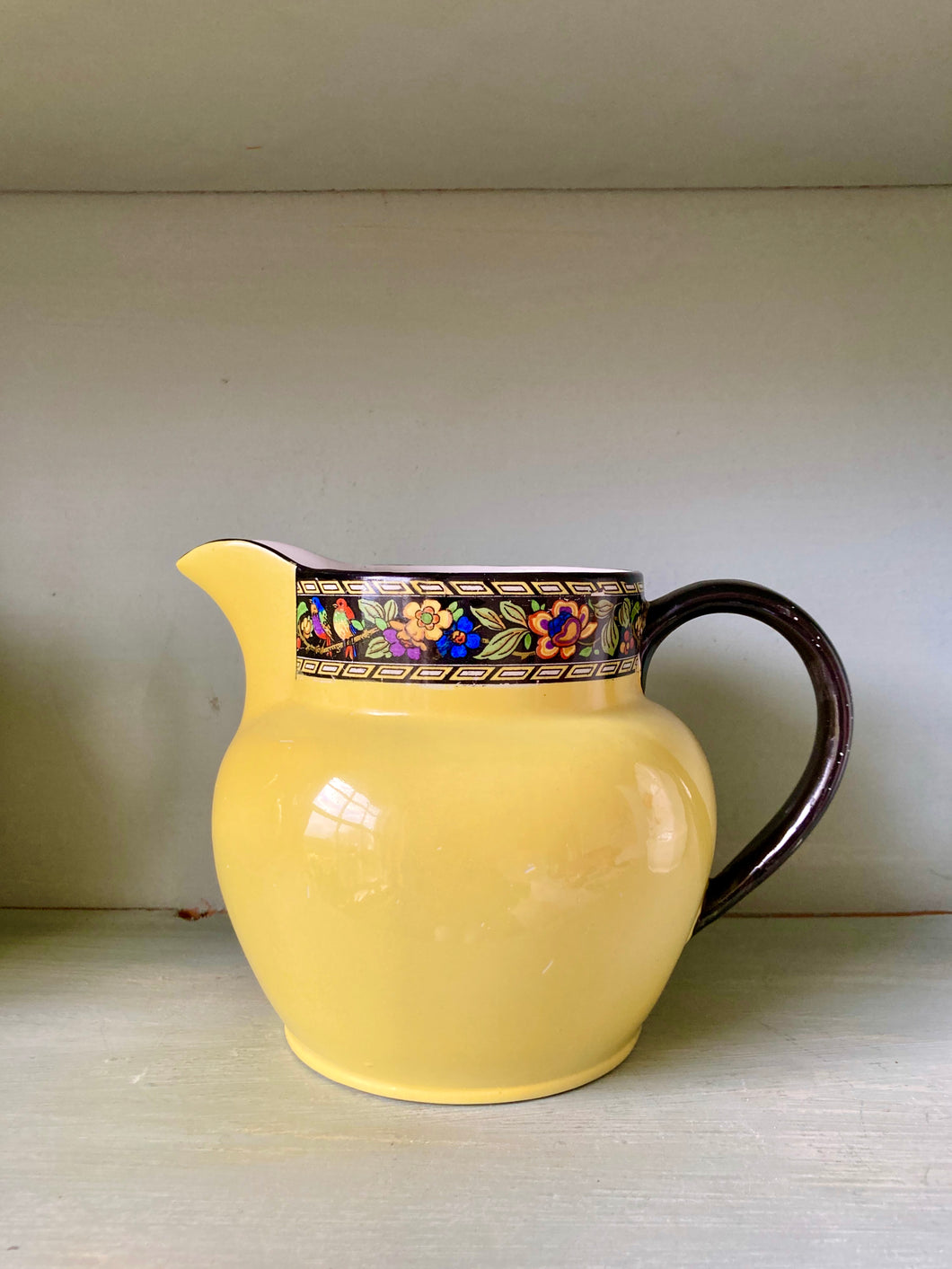 Gresley Potteries T. G. Green & Co yellow jug