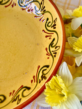 Load image into Gallery viewer, Yellow Spanish terracotta serving bowl
