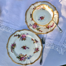 Load image into Gallery viewer, Hammersley &amp; Co., England - Dresden Spray (12668) - tea time trios (cup, saucer, plate)
