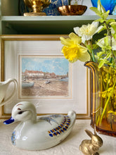 Load image into Gallery viewer, Mexican glazed, folk-art stoneware duck
