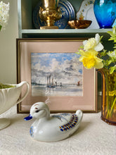 Load image into Gallery viewer, Vintage print of High Tide River Orwell by Shirley Carnt
