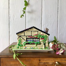 Load image into Gallery viewer, English country cottage butter or cheese lidded dish
