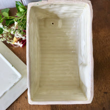 Load image into Gallery viewer, English country cottage butter or cheese lidded dish
