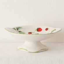 Load image into Gallery viewer, Strawberry, Old Foley James Kent, pedestal dish strawberry flowers and fruit - perfect for keeping jewellery in. - The Vintage Pieces
