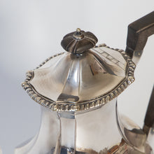 Load image into Gallery viewer, Elegant Elkington &amp; Co. silver plate coffee pot with Bakelite handle and lid cap
